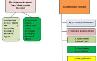Наследственные болезни человека. Список с описанием, таблица
