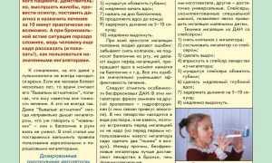 Ингалятор карманный для астматиков. Алгоритм применения, правила