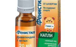 Фенистил (Fenistil) капли для взрослых. Инструкция по применению, цена, отзывы