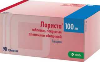 Лориста (Lorista). Отзывы пациентов, принимавших препарат, инструкция по применению, аналоги