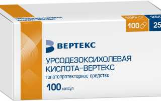 Препараты урсодезоксихолевой кислоты. Список
