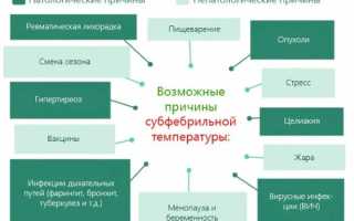 Температура 37 держится неделю у взрослого. Причины
