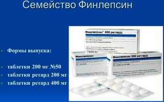 Финлепсин. Инструкция по применению, отзывы пациентов, цена