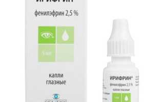 Ирифрин глазные капли и аналоги дешевле. Цена