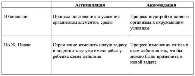 Ассимиляция в психологии. Что это, определение по Пиаже, примеры
