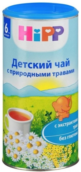 Хипп (HiPP) чай для новорожденных с ромашкой, фенхелем от коликов