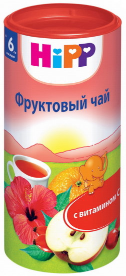 Хипп (HiPP) чай для новорожденных с ромашкой, фенхелем от коликов