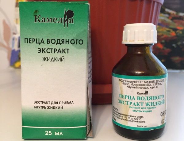 Настойка водяного перца для сокращения матки. Инструкция по применению после родов, чистки, выкидыша