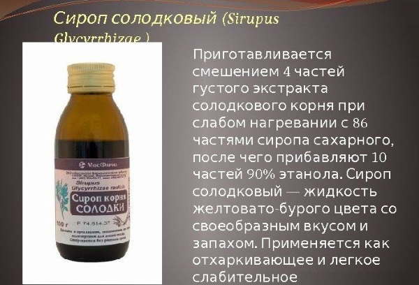 Сироп солодки. Инструкция по применению для детей, женщин при беременности. Показания, противопоказания, особенности приема и дозировка