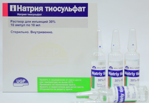 Тиосульфат натрия (Е539). Польза и вред