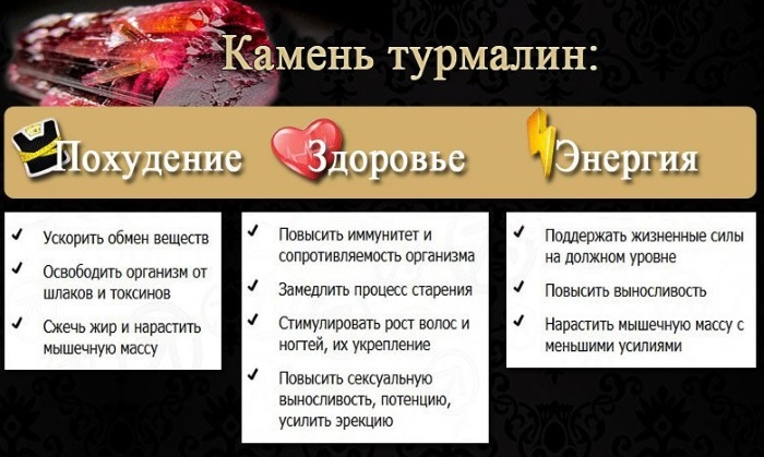 Турмалиновые изделия. Польза и вред здоровью, свойства, противопоказания к применению продукции