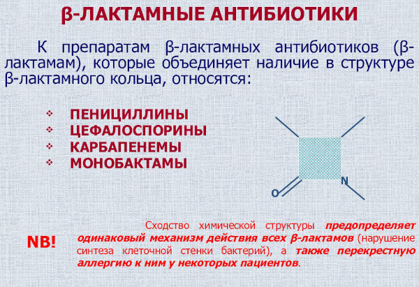 Антибиотики при гнойных ранах у взрослых в таблетках. Список