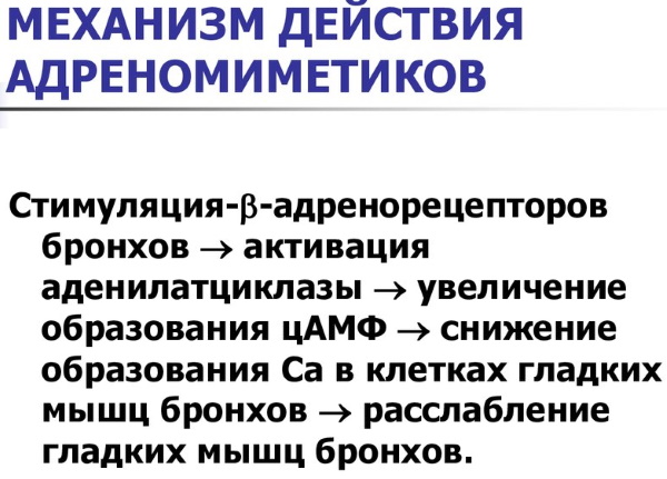 Бронхорасширяющие препараты. Таблетки для ингаляций взрослым