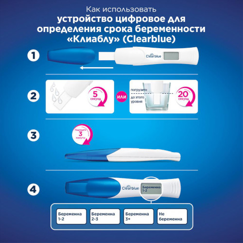 Многоразовый тест на беременность электронный. Цена