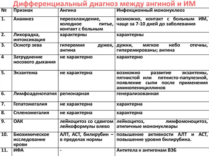 Мононуклеоз анализ крови: показатели, расшифровка, лечение