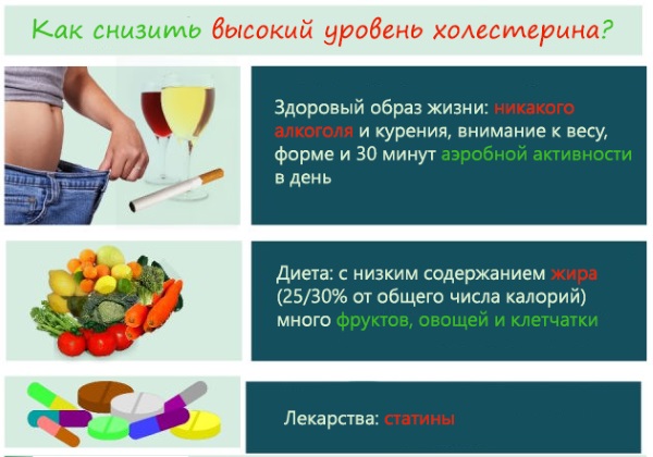 Питание для снижения холестерина в крови у мужчин, женщин после 40-50-60 лет