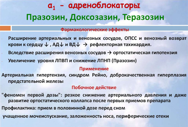 Теразозин (Terazosin) таблетки. Инструкция по применению, цена
