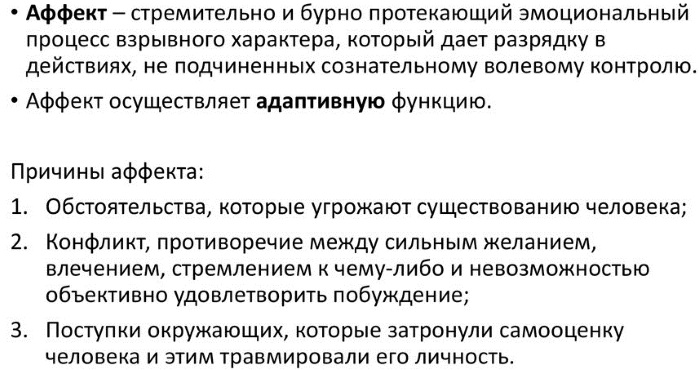 Аффект в психологии. Какое это состояние, виды, признаки
