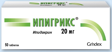 Ipidacrine (Ипидакрин) tabl 20 mg. Инструкция по применению, цена