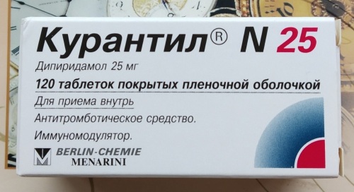 Курантил 25 (Curantyl 25) таблетки. Инструкция по применению, цена, отзывы