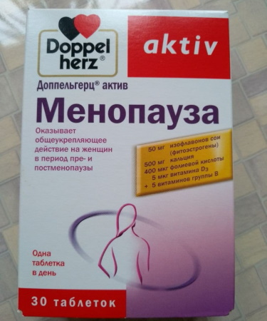 Доппельгерц актив Менопауза. Инструкция по применению, цена, отзывы