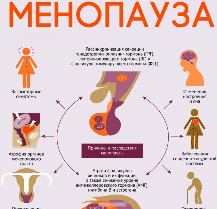 Как начинается менопаузы (климакс) у женщин. Симптомы, длительность цикла