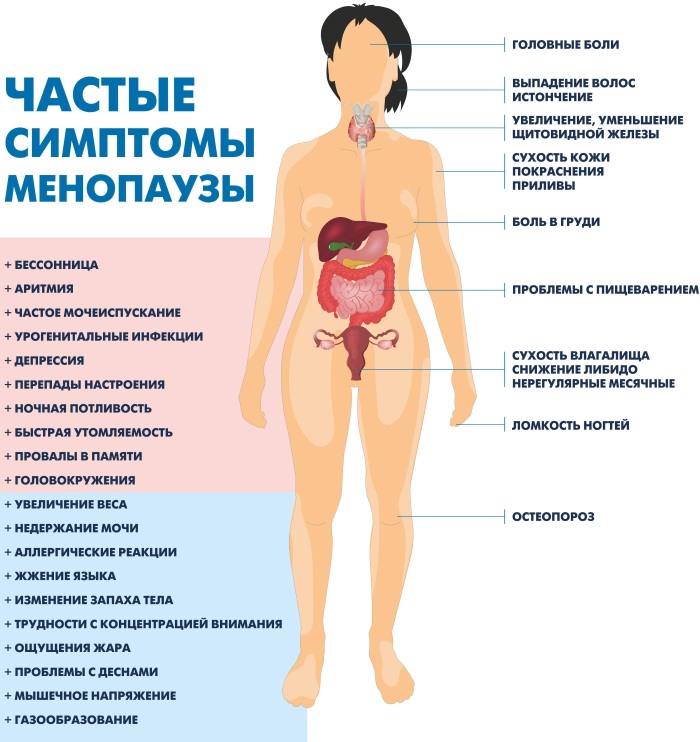 Приливы у женщин. Симптомы и лечение в 50+ лет