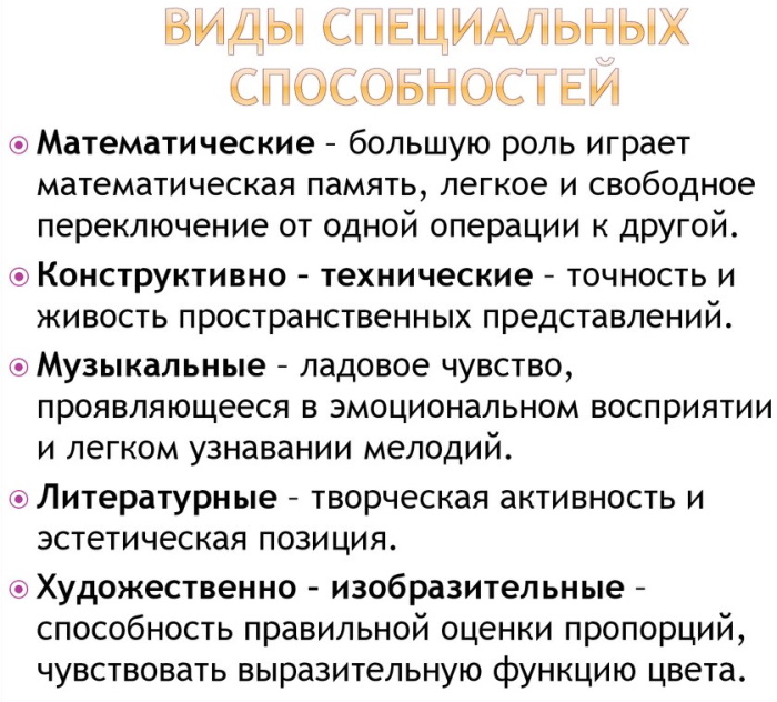 Способности в психологии. Что это такое, определение, виды кратко, примеры
