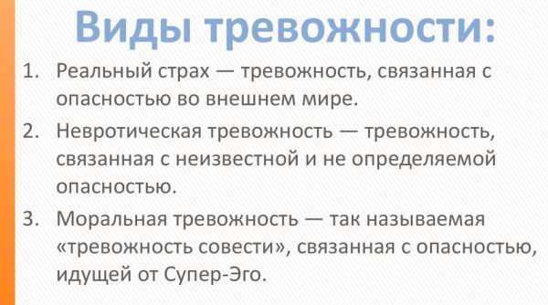 Тревога в психологии. Что это такое, виды, как избавиться